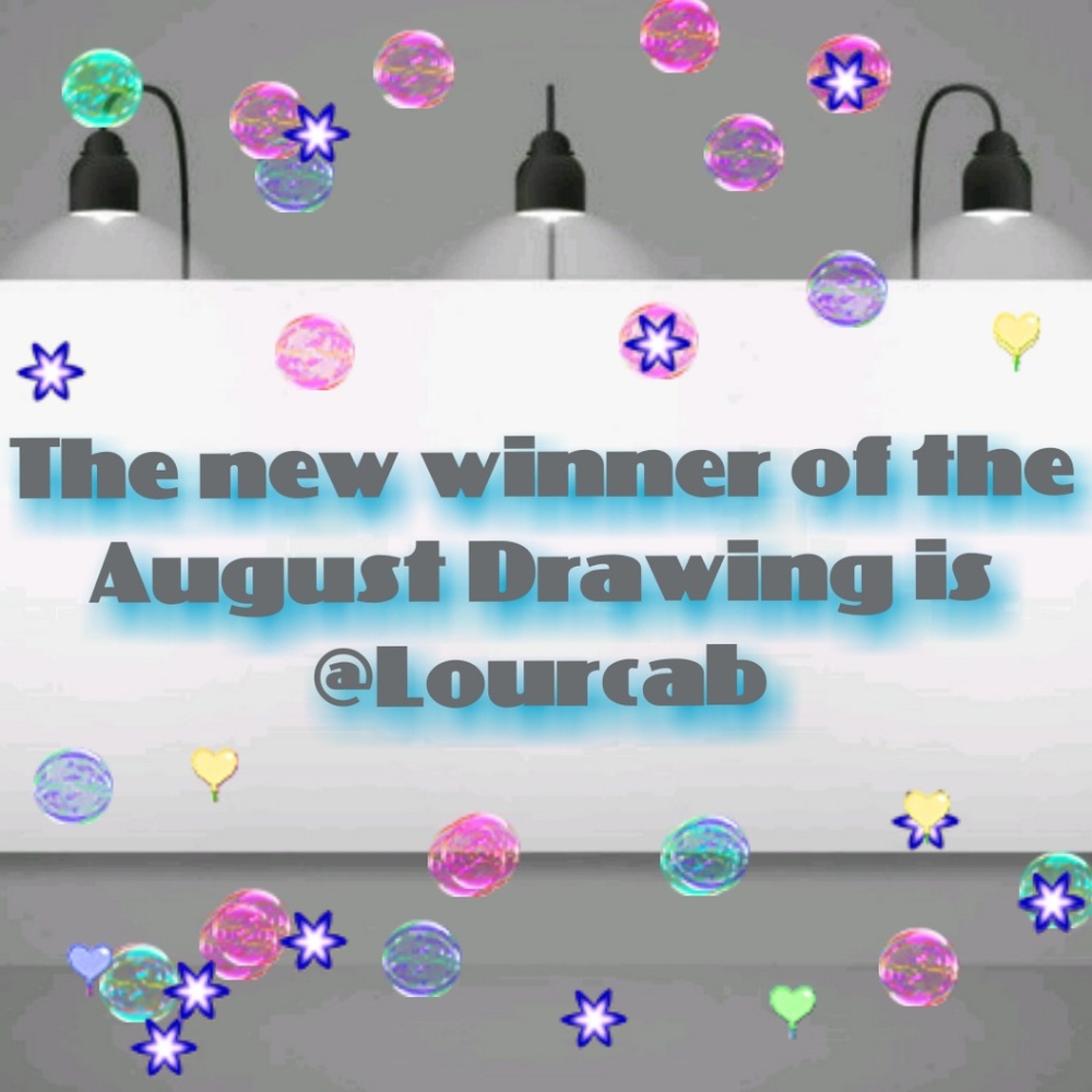 This is the new winner of the August drawing